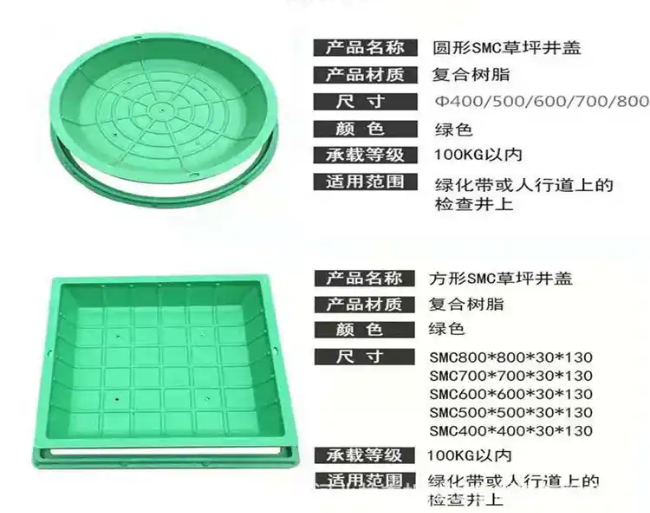 溧水树脂复合种植井盖展示